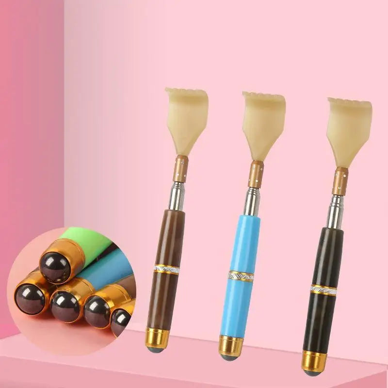 Extendable Magnetic Ball Hackle Back Scratcher Magnet Telescopic Qme