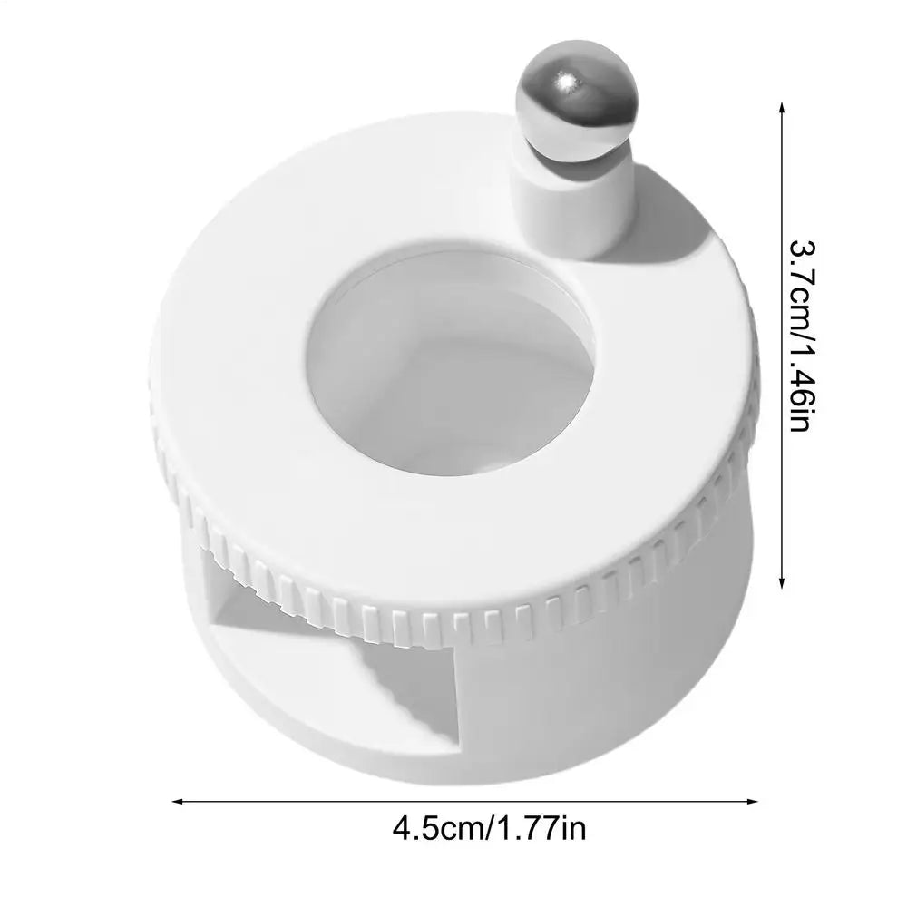 NEW Magnets For Nails Rotating Manicure Art Tool Nail Gel Magnetic Tool For Women Girls Beginners Home Salon Qme White with steelball