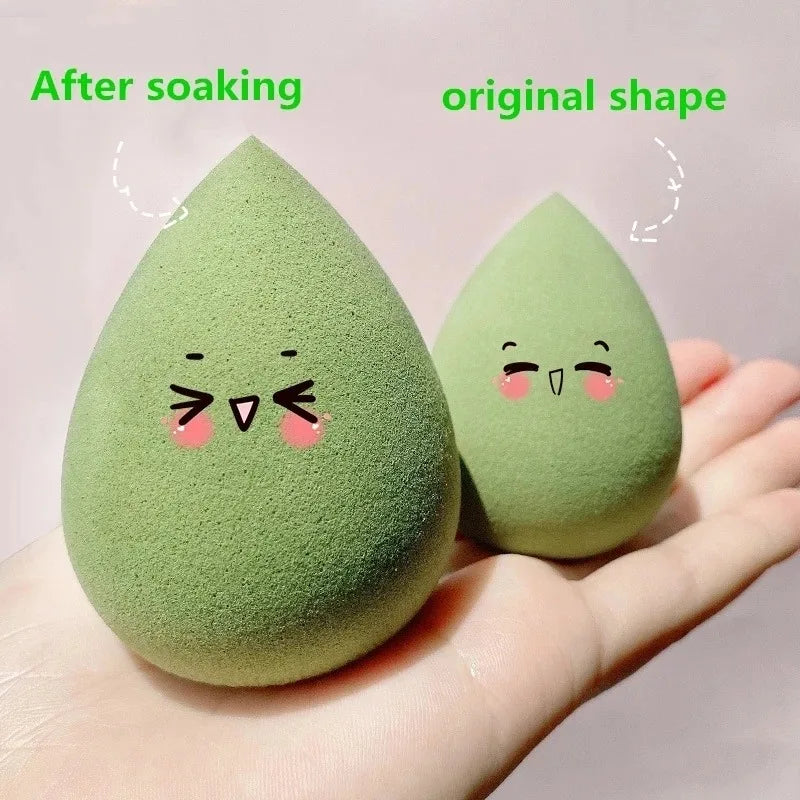 Makeup Sponge Powder Puff Dry Wet Combined Beauty Cosmetic Ball Qme