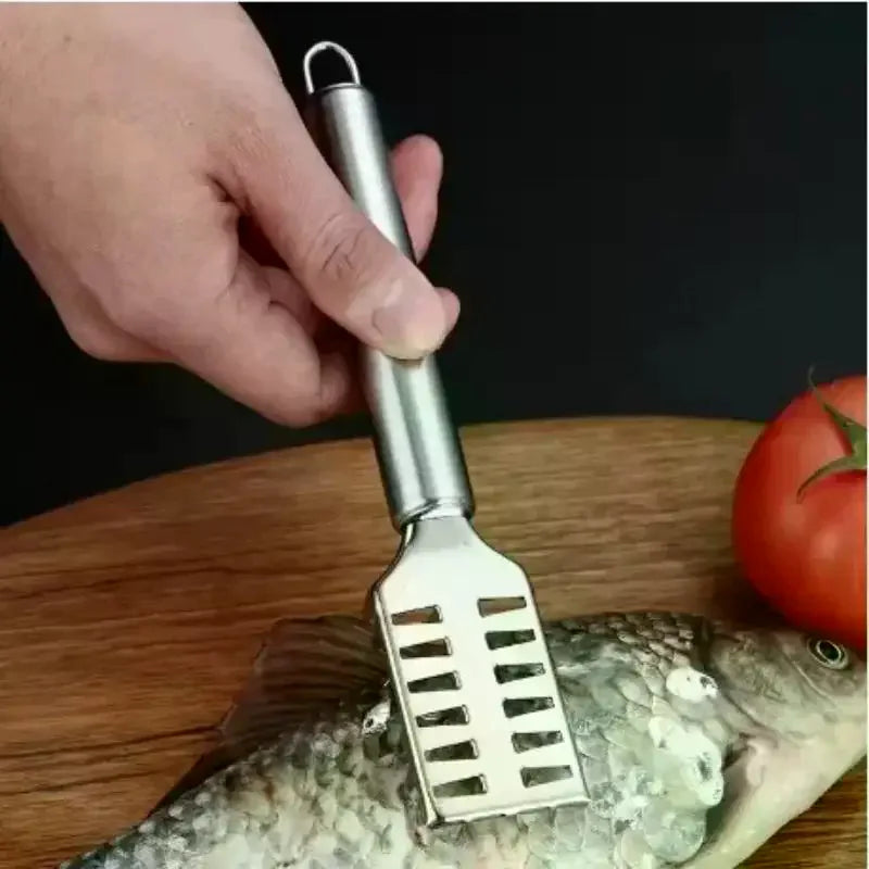 Stainless Steel Fish Scale Knife Scraper Sawtooth Scraping Boning Qme