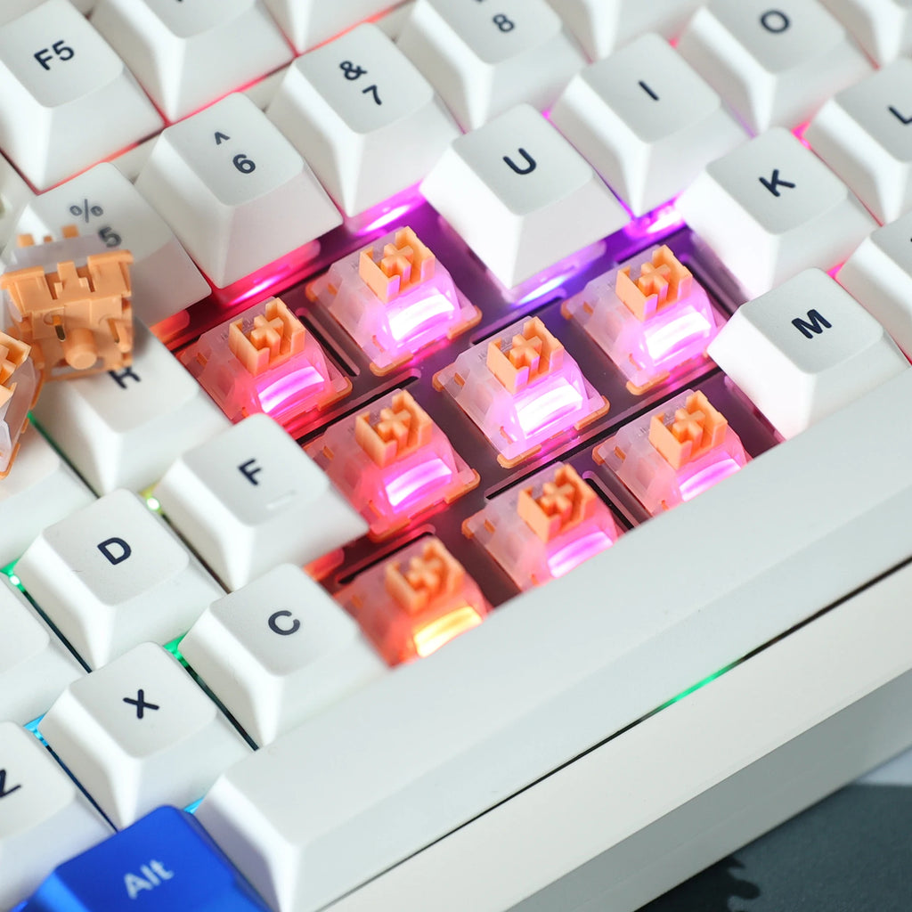 Chosfox&Outemu Yichu Switch Silent Linear Switch RGB 5Pin Hot Swap Mechanical Keyboard Switch for Gaming Mechanical Keyboard Qme