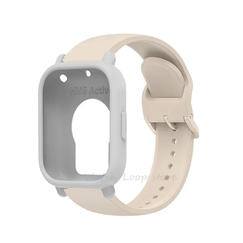 Silicone Case Strap Redmi Watch 5 Lite Active Repacement Bracelet