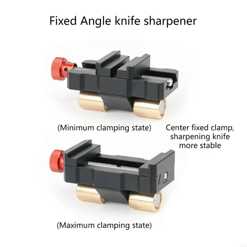 Adjustable Honing Guide Sharpening Jig 4- Cutter Aluminum Alloy Steel Qme