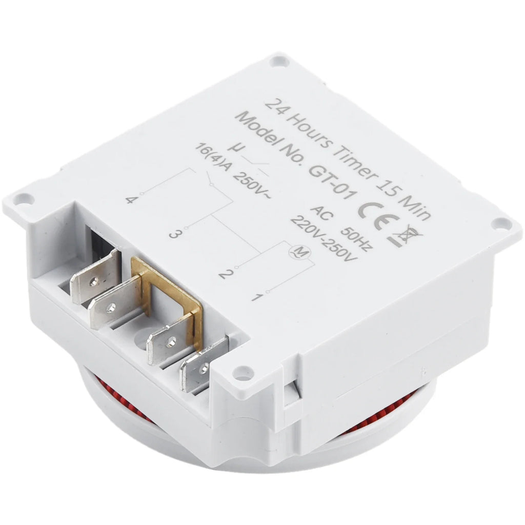 Switch Protection Panel Mechanical 24 Hour Timer Switch 250V 50Hz Industrial Timing Device High Quality Panel Switch Protector Qme