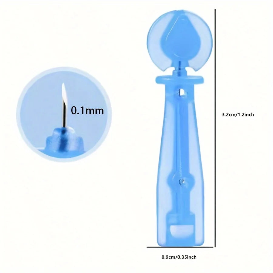 Super fine needles, closed needles, blackhead and pore-clearing needles, squeezing needles, and cleaning kits Qme