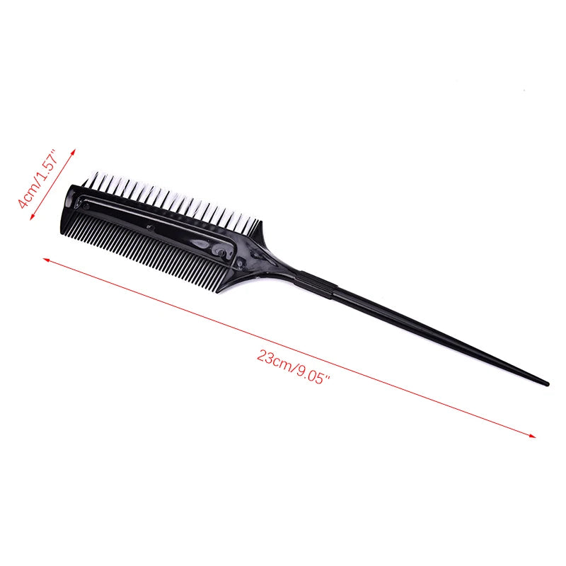 Professional Hairdressing Double Side Dye Comb Nylon Hair Drying Qme onesize