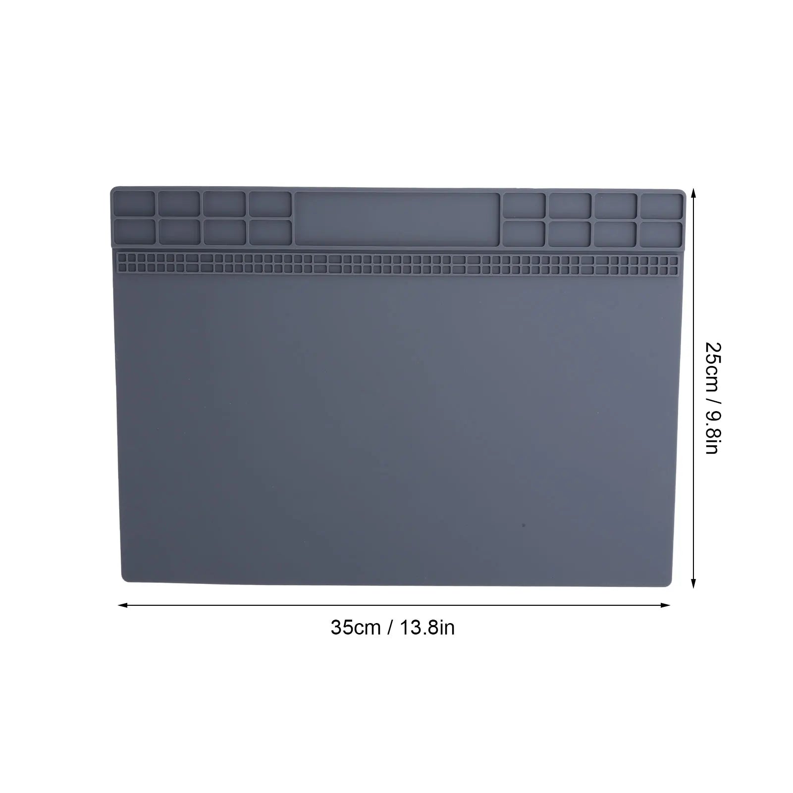 Rubber Mat Non-Slip Watch Repair Table Pad Watchmaker Maintenance Accessory Gray Watch Repairing Tool for Watchmaker Qme