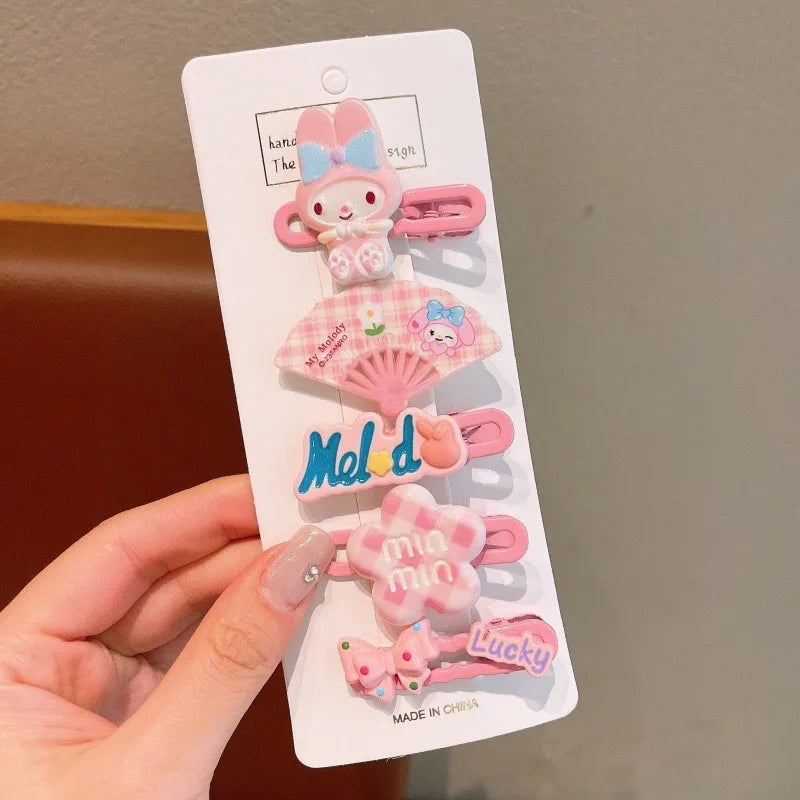 Colorful Stray-hair Duckbill Clip Kuroomi Student Cartoon Hair Girls Qme 31