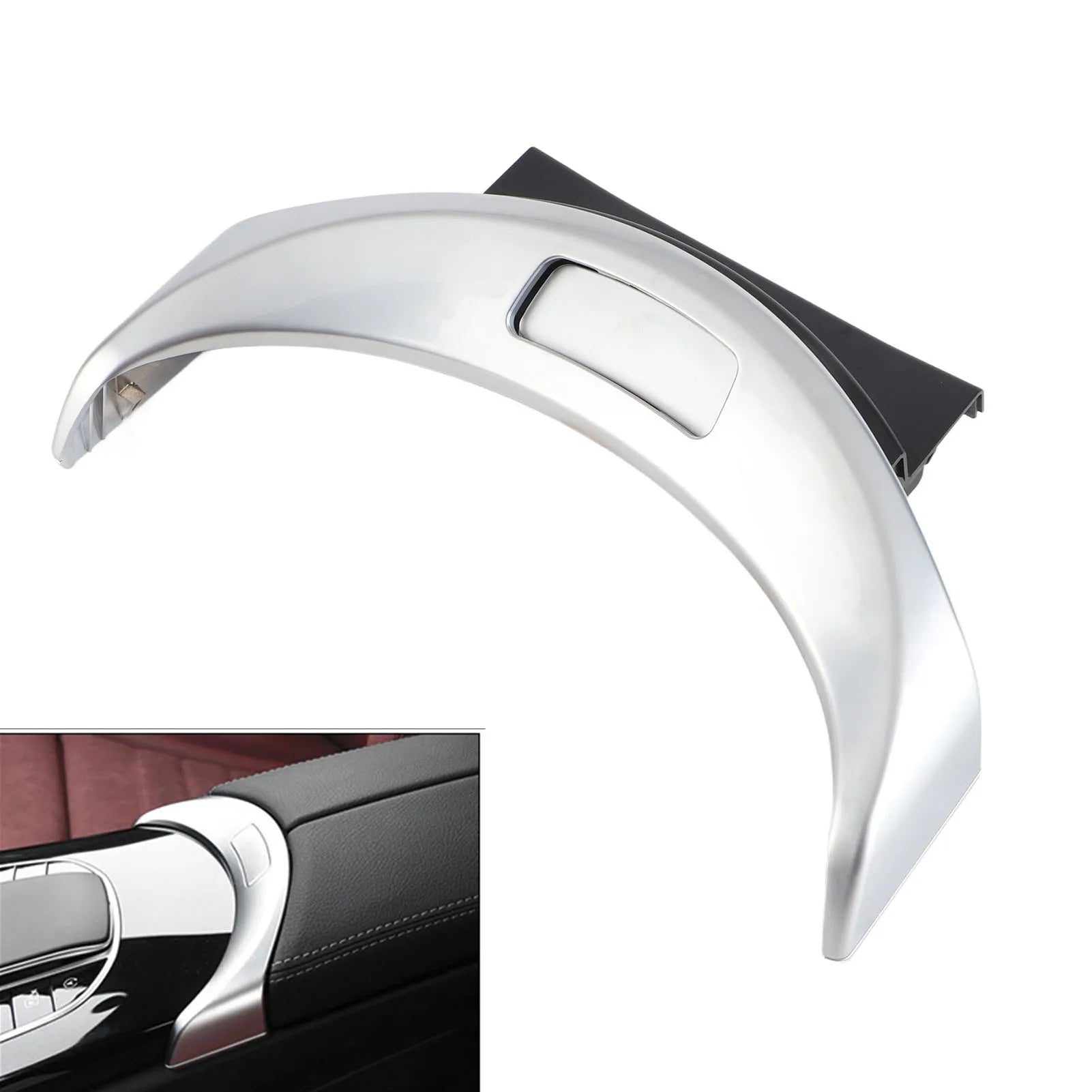 Armrest Storage Box Release Button Direct Fit 2056803307 Scratch Easy Installation OE Standard for Cars Qme