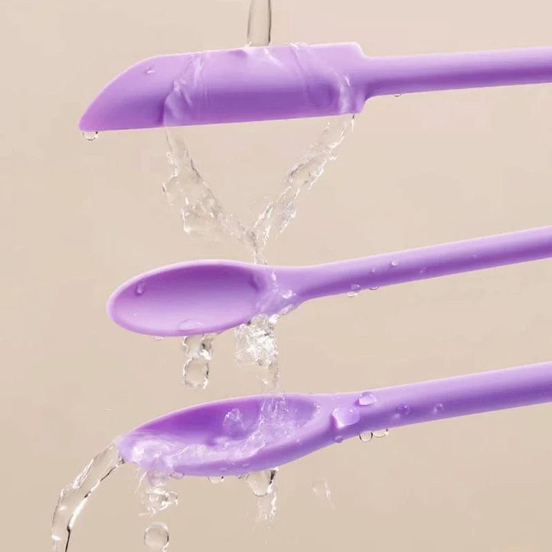 Mini Spatula Lengthened Small Tip Spa Makeup Tool Silicone Qme