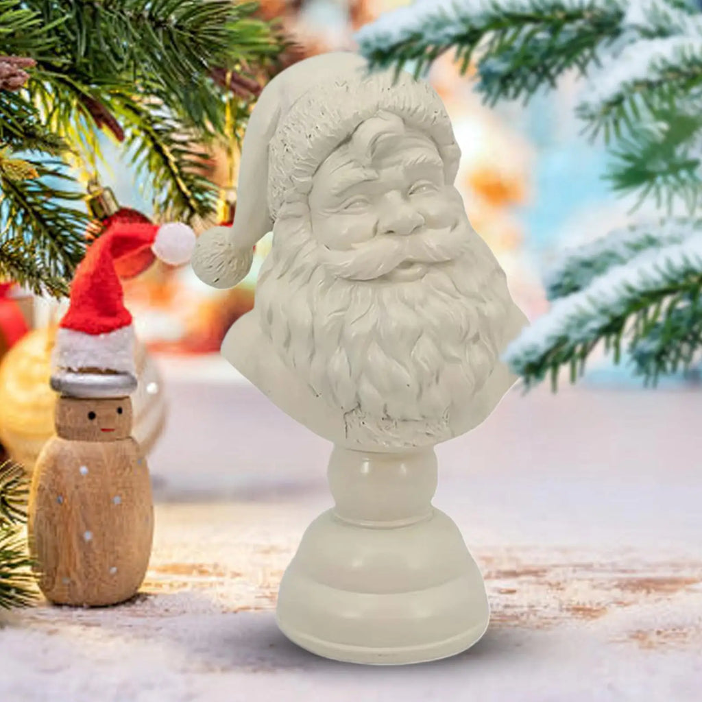 Christmas Figurines Resin Crafts Sculpture Statue Home Dorm Bedroom Qme
