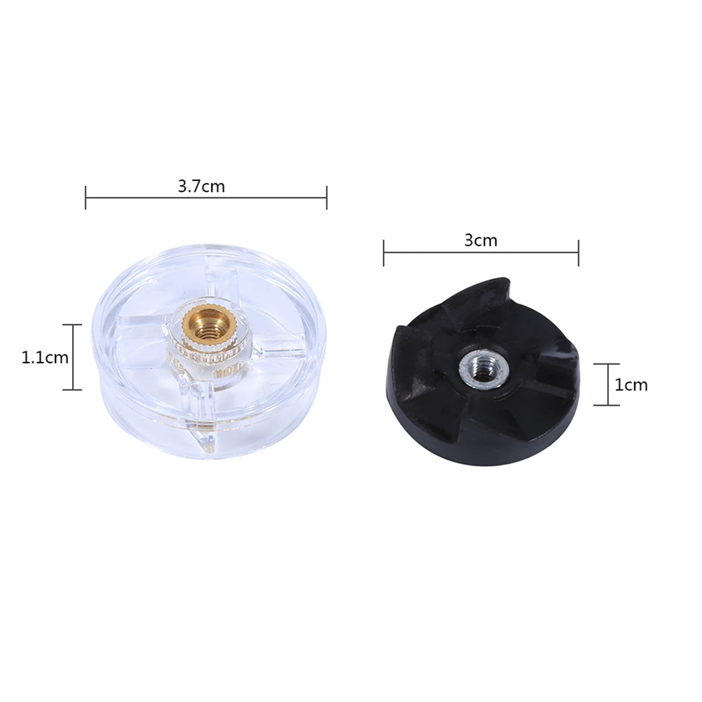 Blade Gears Replacement Parts 2 Base Gear 3 Blade Gears Spare Part for Magic Bullet 250W Juicer Replacement Rubber Gear Qme