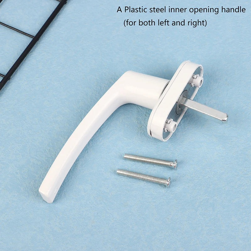 1Pc Metal Plastic Steel Handle Sliding Rotating Door Window Transmission Control Handle. Qme A