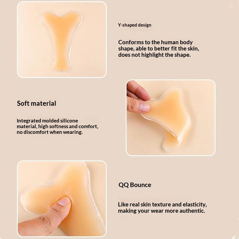 Concealer Panties Silicone Reusable Swimsuit Underwear Camel Toe Qme