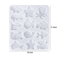 Ocean Series Earring Silicone Mold Fish Seashell Resin Casting Mould for Pendant Earring Jewelry Keychain Making DIY Craft Qme 2