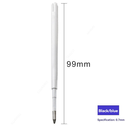 10-20pcs 0.7MM Ballpoint Pen Plastic G2 Refills Blue/Black Ink for Pens Writting Parts Office Stationery Qme