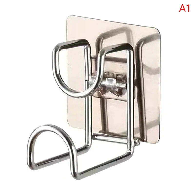 Save Space Organizer Wall Mount Hook Adhesive Storage Rack Punch-free Qme A1