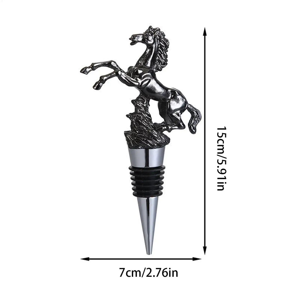 Wine Pourer Year Horse Red Alcohol Stopper Leakproof Drink Dispenser Qme