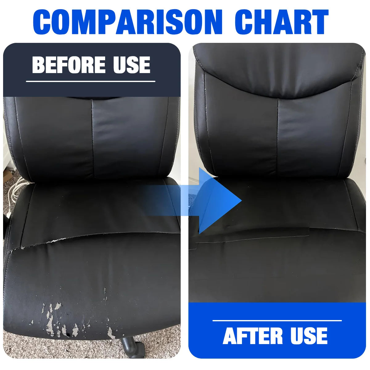 Self-Adhesive Leather Repair Patch Tape DIY Sofa Moto Car Seat Bag Home Repair - Universal Fix for Scratches Tears Holes Qme