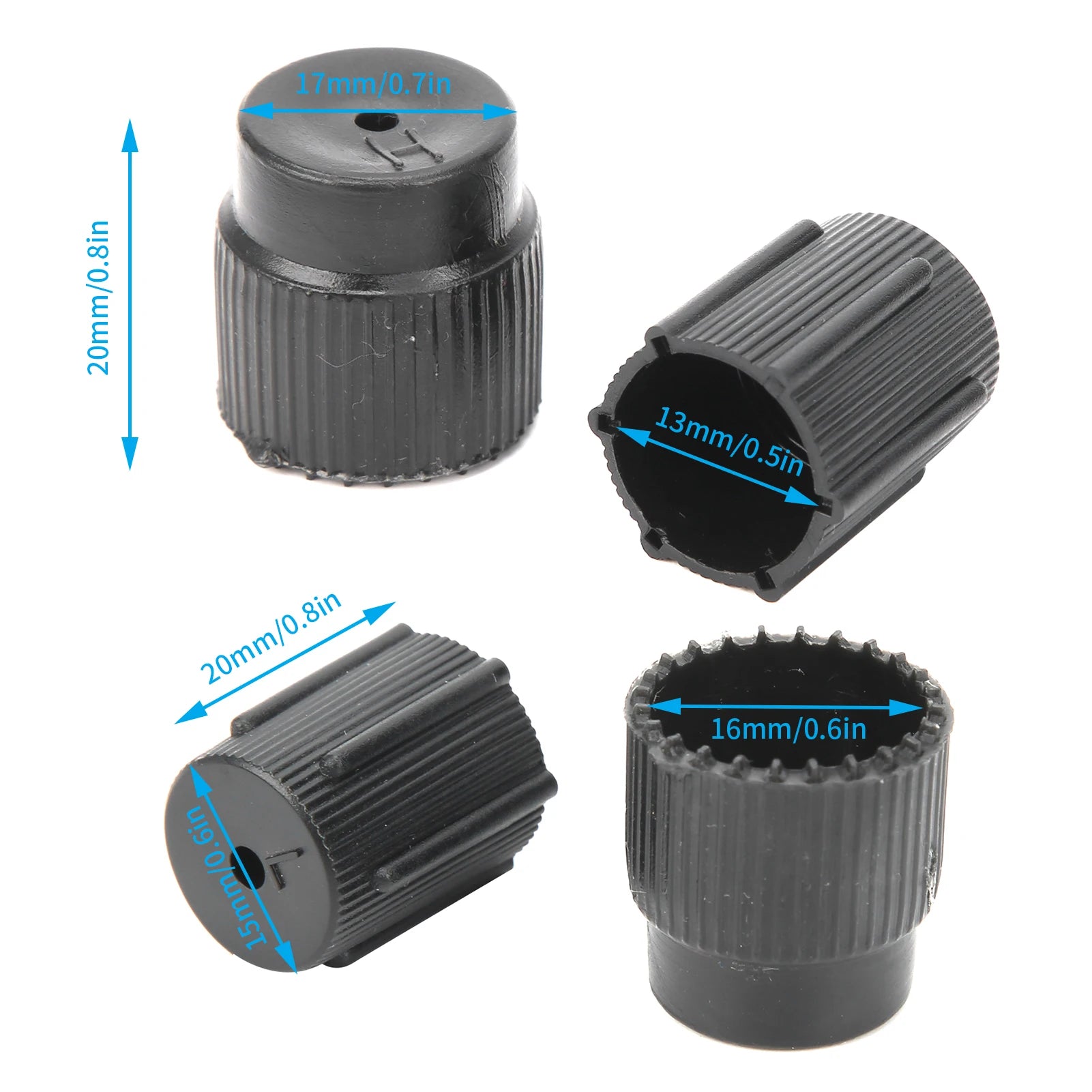 Air Conditioning Service A/C Repair Refrigerant Charging Port Cover Auto Accessory AC Charging Port Qme