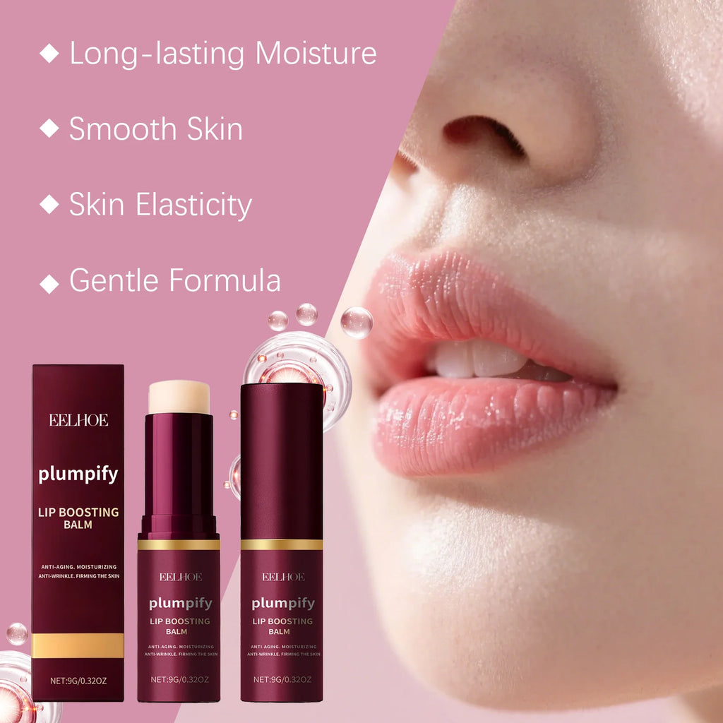 Plumpify Lip Boosting Balm Moisturizing Plumping Sexy Lip Care Fade Lip Lines Nourishing Repair Lip Care Makeup Cosmetics Qme