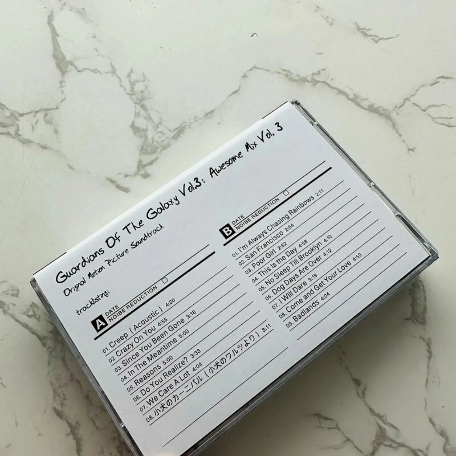 Movie Music Themed Cassette Tape, Space Adventure Style Cover, High-Fidelity Analog Audio Media for Music Fans & Home Decor Qme