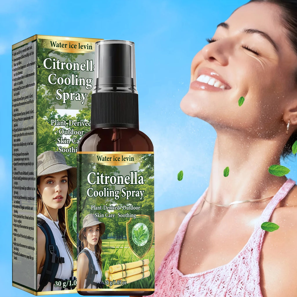 Niacinamide Collagen Infused Citronella Spray, Outdoor Soothing Cooling Skin Care Spray Qme