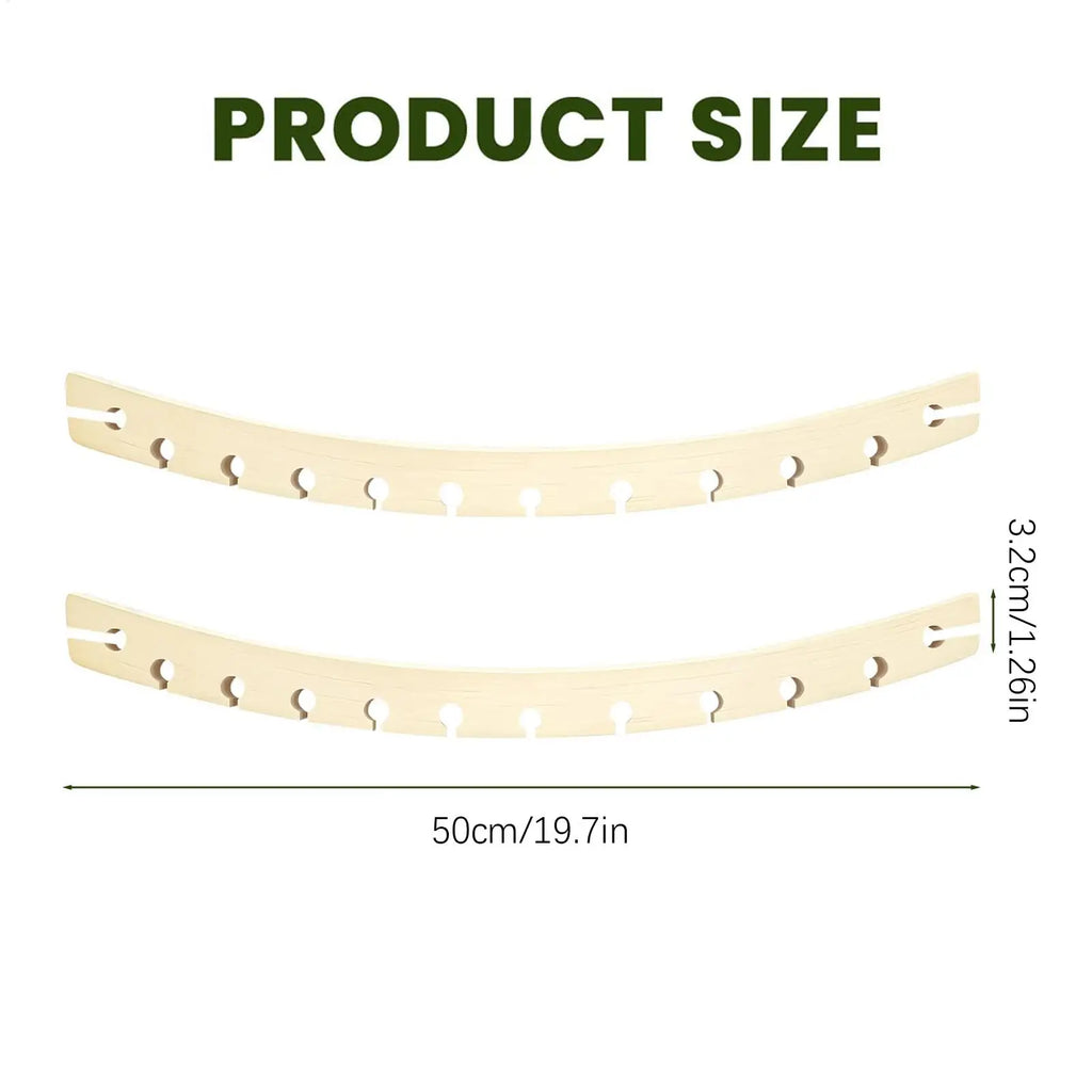 Hammock Spreader 2 Pieces Detachable Wooden Replacements Wood Hammock Spreader Bar For Camping Backyard Patio Garden Rv Balcony Qme
