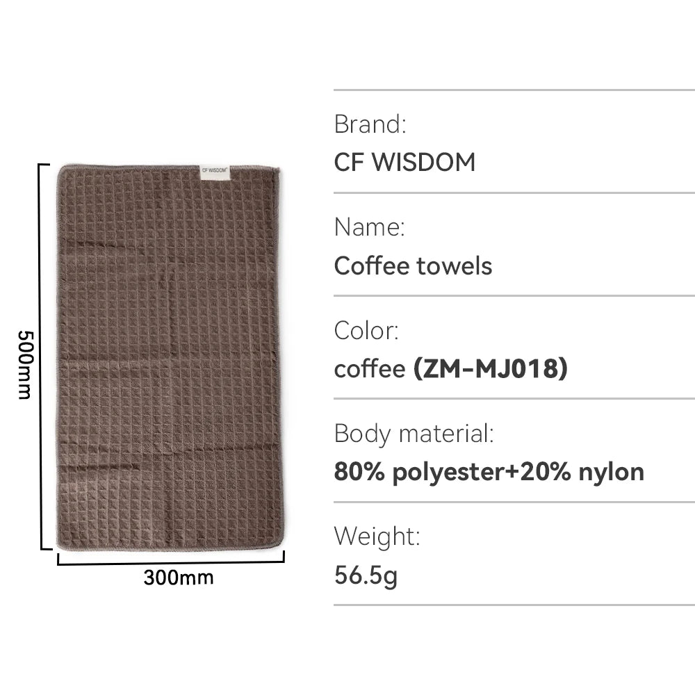 Barista Coffee Towel Absorbent Microfiber Cleaning Cloth Espresso Qme ZM-MJ018