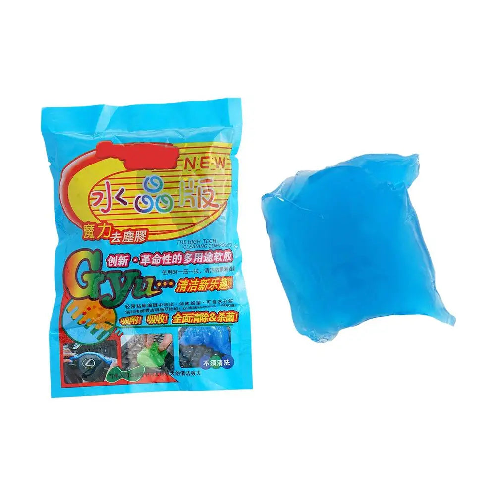 Car Cleaning Gel Slime Magic Mud Automobile Air Vent Computer Keyboard Dirt Dust Remover Gel Car Wash Interior Cleaning Tool Qme C