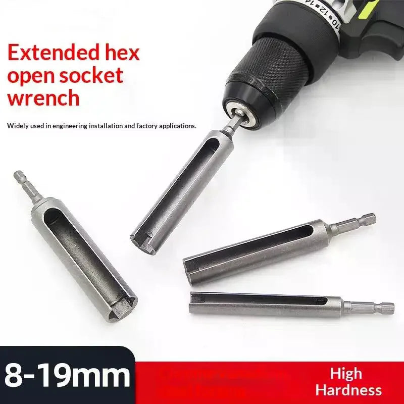 8- Extended Opening Sleeve Electric Screwdriver Socket Head Hexagon Qme
