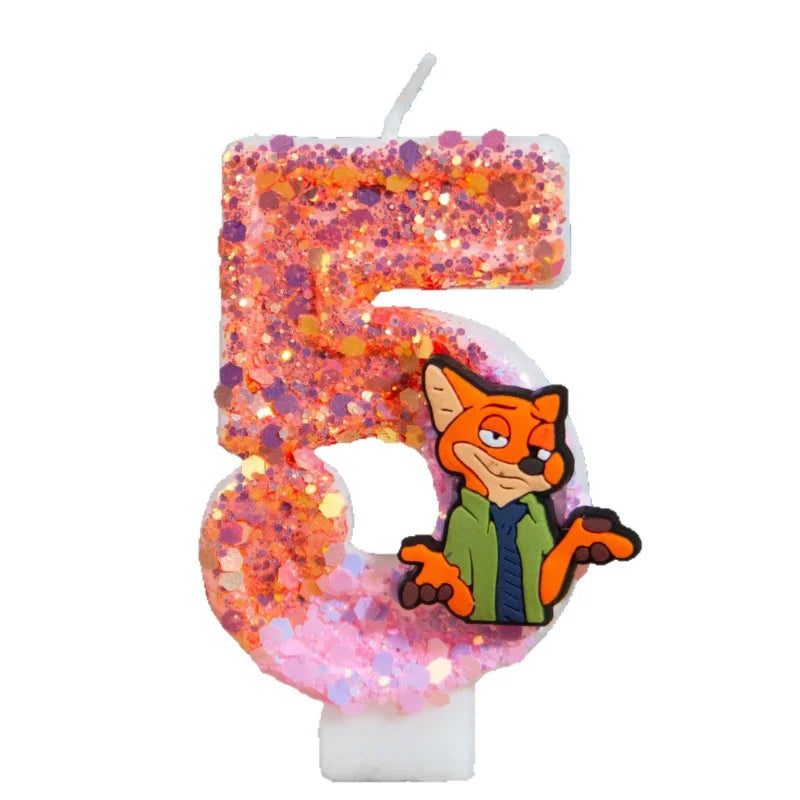 Nick's Birthday Candles Number 0-9 Cake Decorations Candle Student's Qme