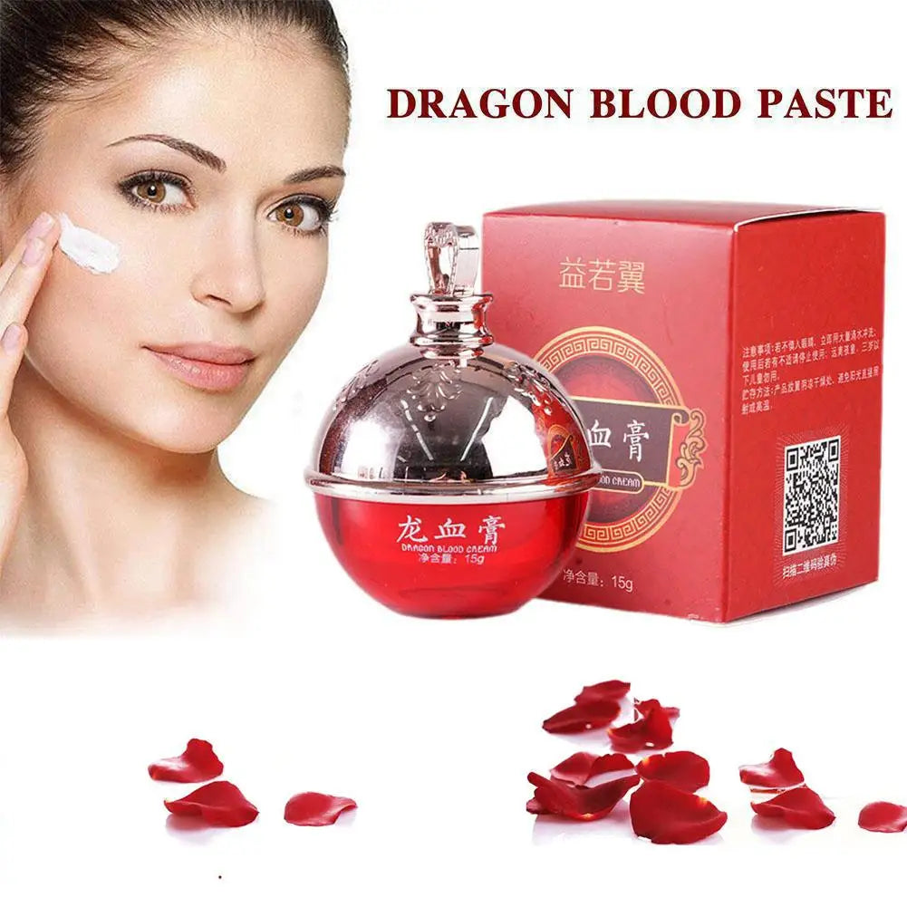 Dragon Blood Easy Cream Refine Pores Fine Lines Moisturizing Whitening Face Cream Retinol Rejuvenate Brighten Facial Skin Care Qme