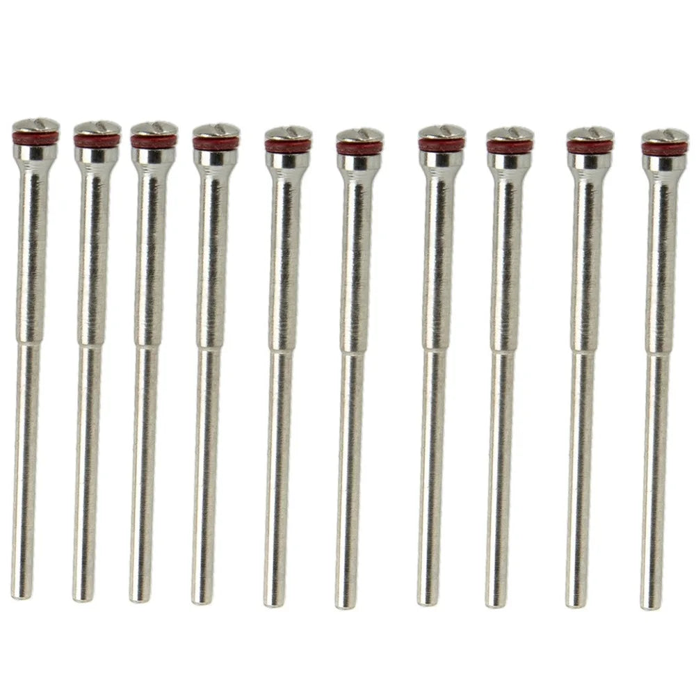 10pcs Polishing Shank Mandrel Burs Rotary Tool For Polisher Machine Tool 2.35mm Shaft Diameter: 3/32"- 2.35mm Qme