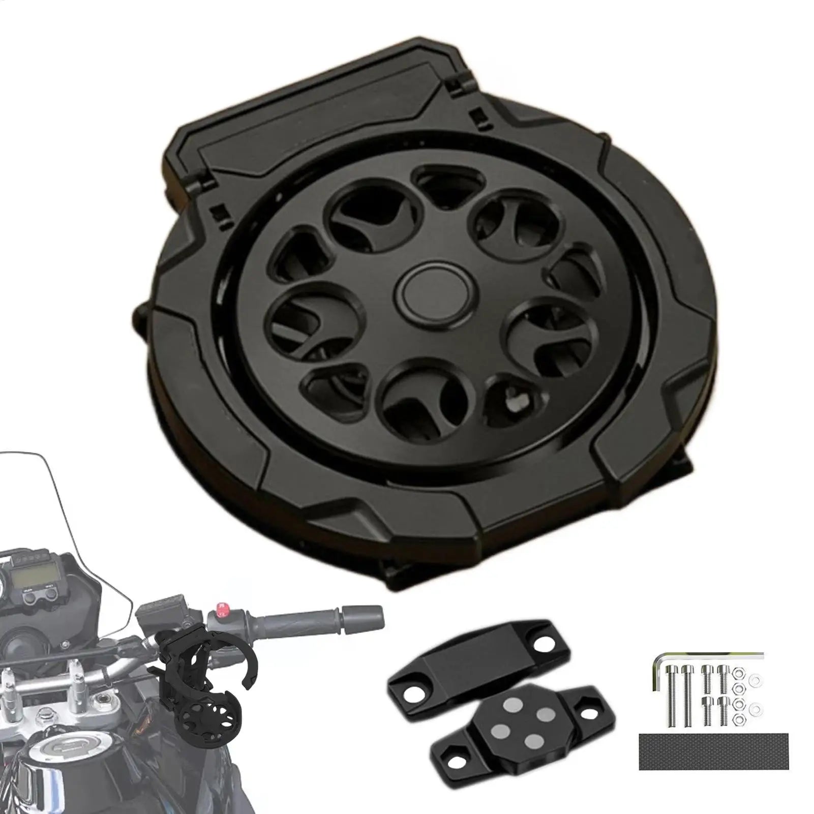 Bike Cup Holder Foldable Bicycle Drink Mount Motorcycle Water Bottle Holder for Men Women Bikers Cyclists Riders Motorcyclists Qme