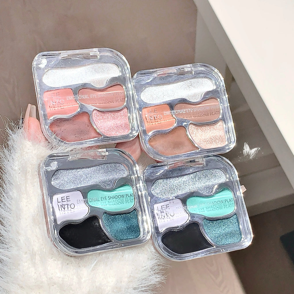 LEEINTO Five-color Comprehensive Eye Shadow Palette Matte Highlight Qme