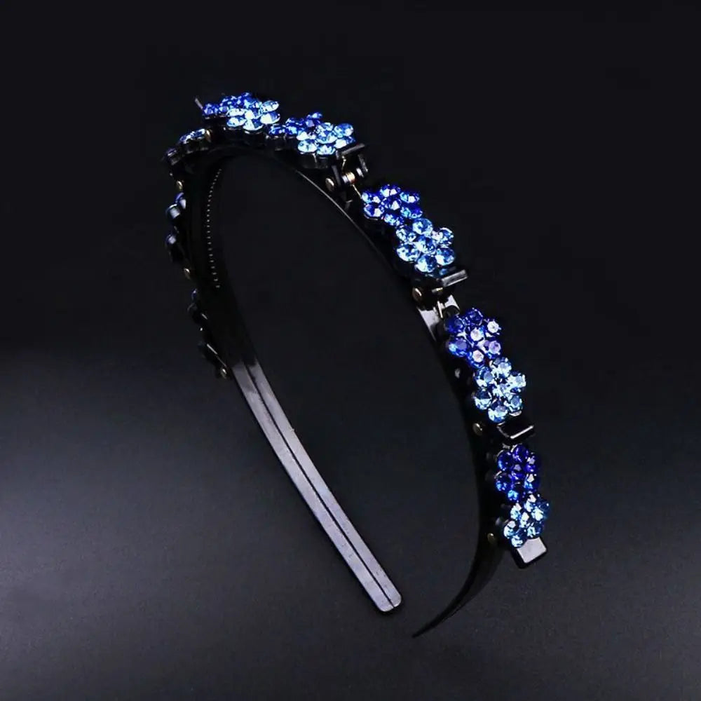 Elegant Hair Bands Clips Plum Blossom Multi-storey Toothed Clip Qme