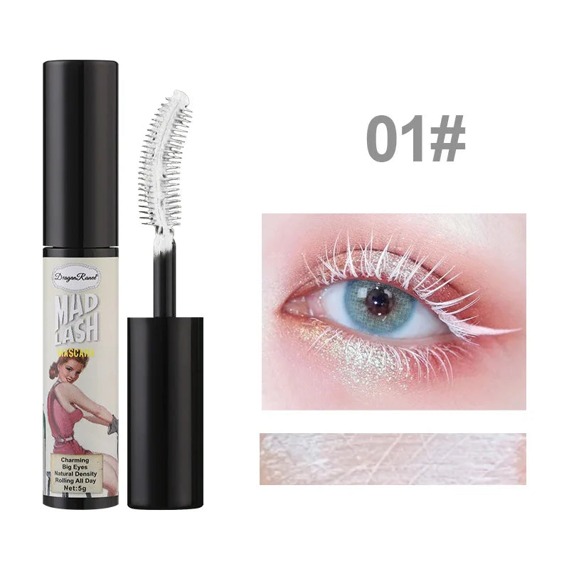 Colorful Slender Mascara Waterproof Fast Drying Curling Eyelashes Qme 01