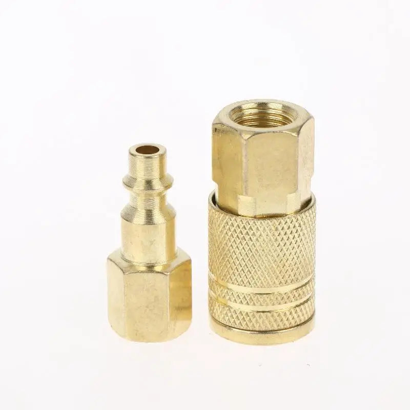 US Air Hose Quick Connect Plug Coupler 1 4 NPT Fitting Male Thread Qme A