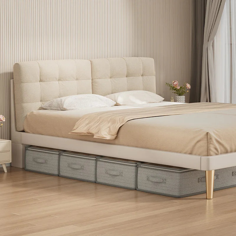 Drawer Style Flat Under-Bed Storage Box Low Profile Organizer for Off-Season Blankets & Clothing Home Closet Must-Have Qme