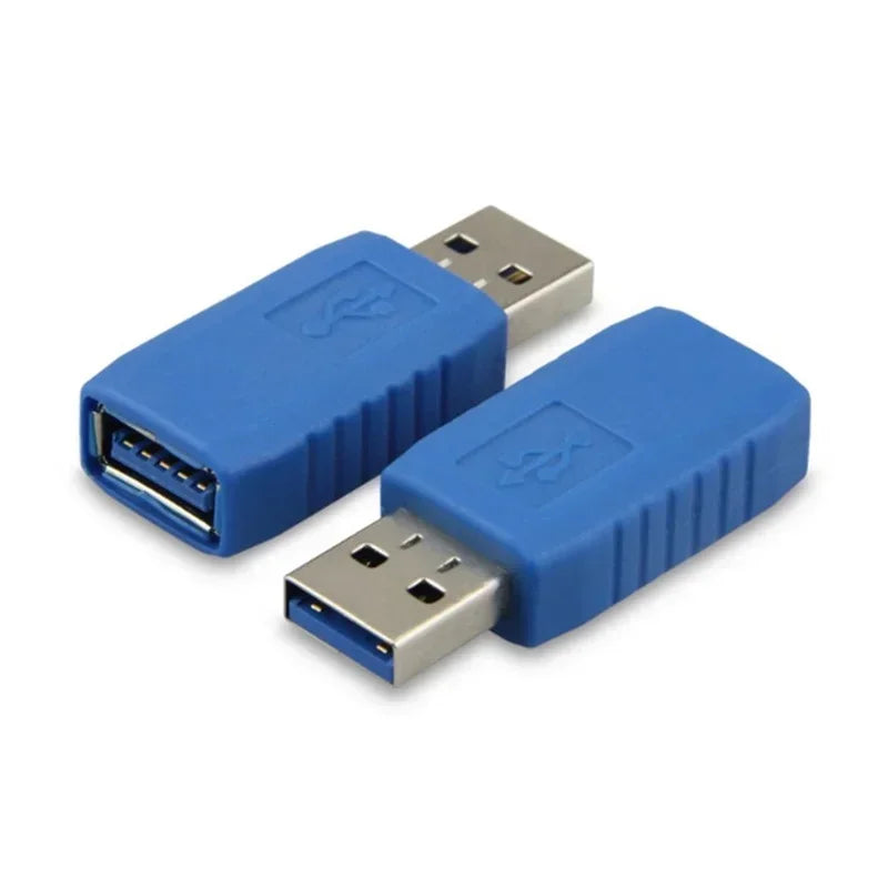 Standard USB 3.0 Connector Extender Type A Male To Female Adapter USB3.0 AM To AF Coupler Converter for Laptop PC Blue Qme