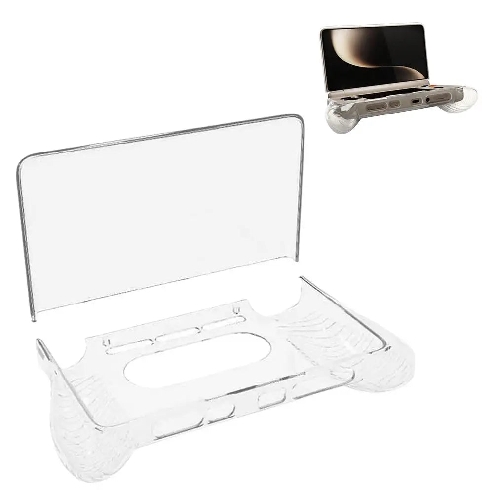 For AYN THOR Handheld TPU Protective Case Flip Up Game Console Transparent Soft Shell Handheld Console Protective Cover Qme A