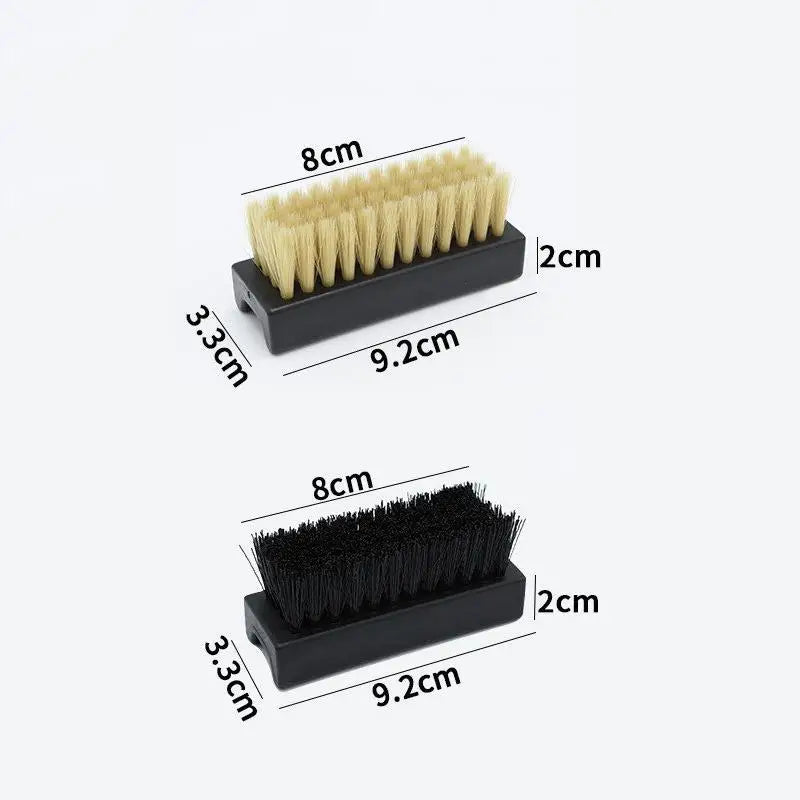 Professional Nylon Shoe Brush Soft Hard Bristles Delicate Materials Qme