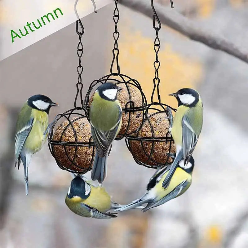 Bird Feeder Hanging Chain Squirrel Proof Outdoor Garden Birds Qme