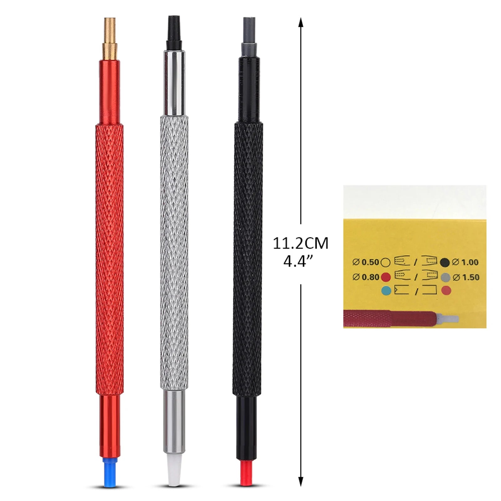 3pcs /lot Watch Hand Pressers Pusher Fitting Set Kit Watchmakers Wristwatch Repair Tool Watch Hand Presser Qme