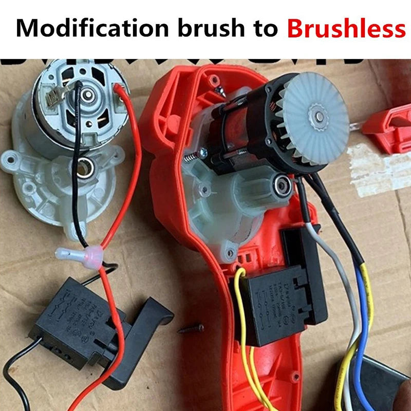Brushless Motor Replace For 4/6/8 Inch Cordless Electric Chainsaw Upgrade Power Tools Accessory High-strength Tempered Glass. Qme