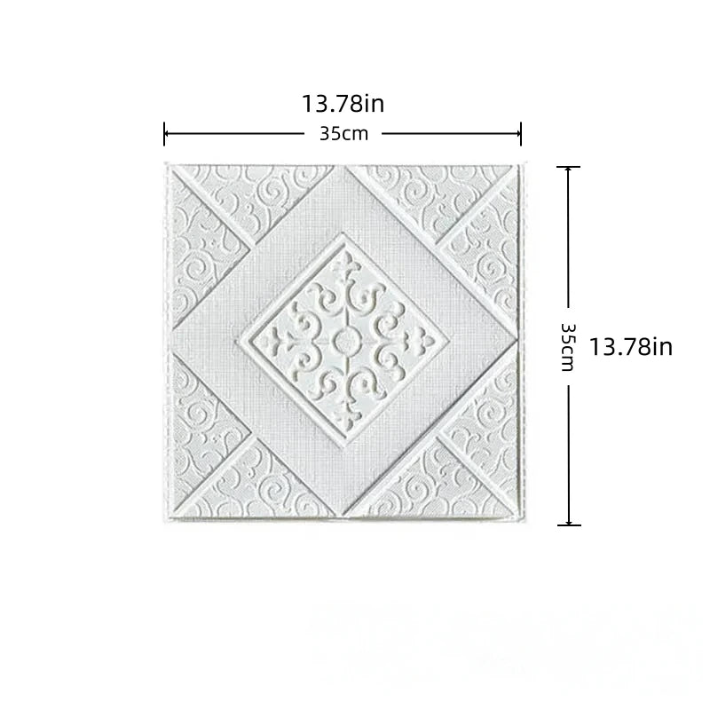 Self Adhesive Peel And Stick 3D Brick Wall Sticker 35x35cm Wallpaper Living Kids Room Household Indoor Wall Art Decor Qme