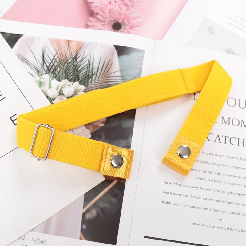 Elastic Belt Without Buckle Canvas Women Ladies Jeans Pants Waist Qme BEE-1 length 60-100cm China Mainland