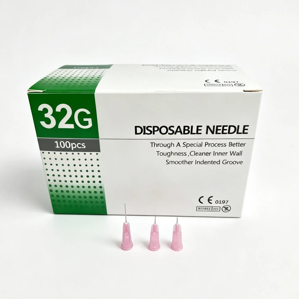 32G Superfine Small Painless needle Cartridge 4mm 6mm 13mm ultrafine Teeth Eyelid Tool Needles Tool Parts 20/50/100pcs Qme