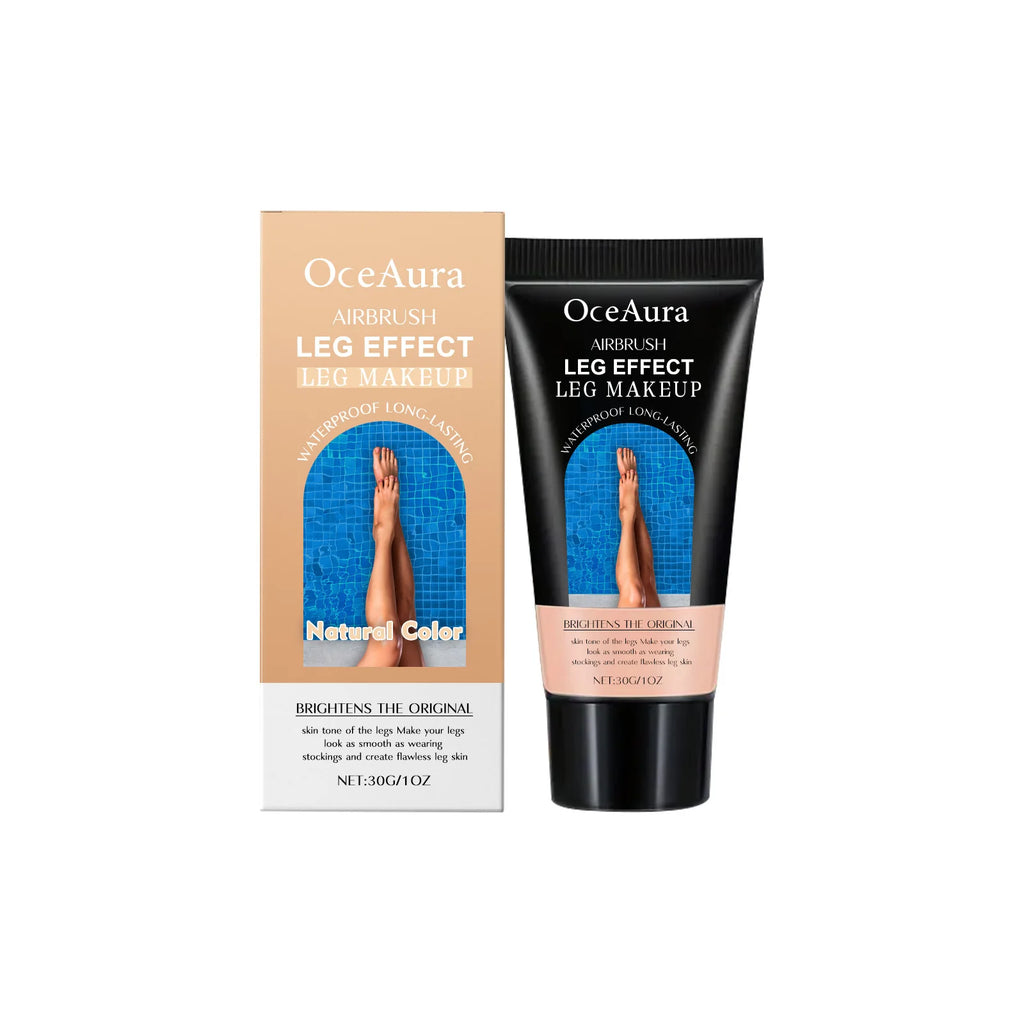 Waterproof Leg Makeup Concealer Cover Varicose Veins Growth Mark Scar Deepen Skin Color Natural Fake Tan Liquid Foundation Cream Qme Natural Color